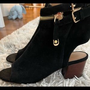 Tommy Hilfiger open toed blocked heeled shoes 6